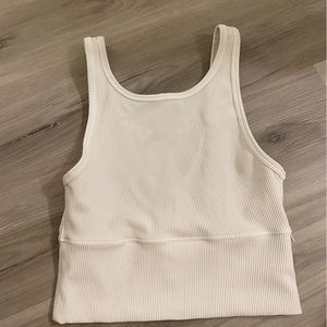 Lululemon white tank